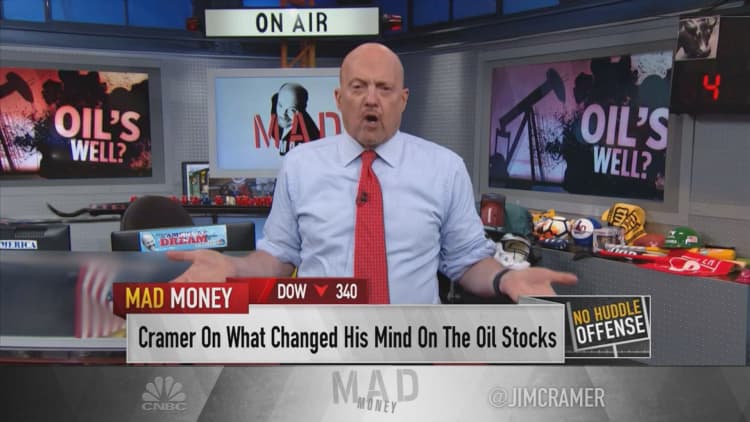 Jim Cramer explains why he changed his mind about investing in oil stocks
