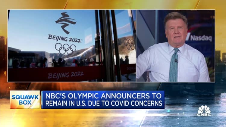 NBC's Olympic announcers to remain in U.S. over Covid concerns
