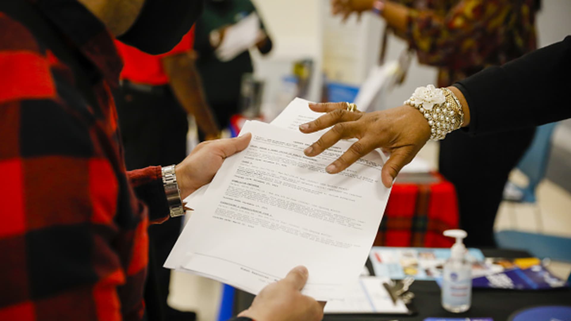 Long-term unemployment tumbles in March as job market stays hot