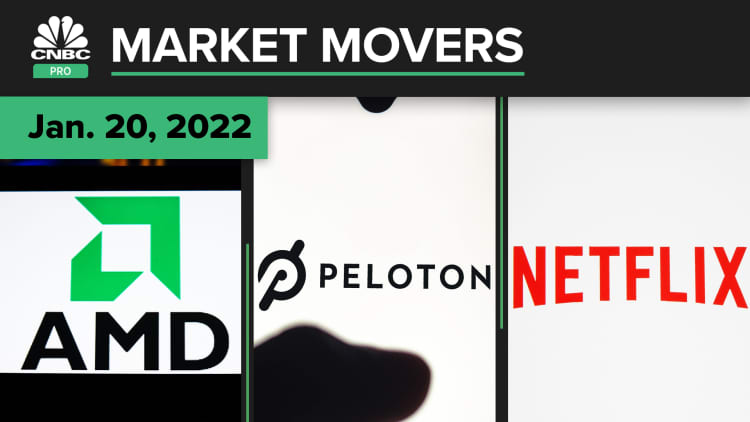 AMD, Peloton, and Netflix are some of today's investments: Pro Market Movers Jan. 20