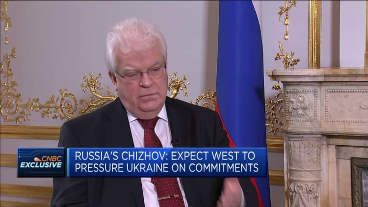 There's no evidence pointing to a Russian invasion, Russia's ambassador to the EU says