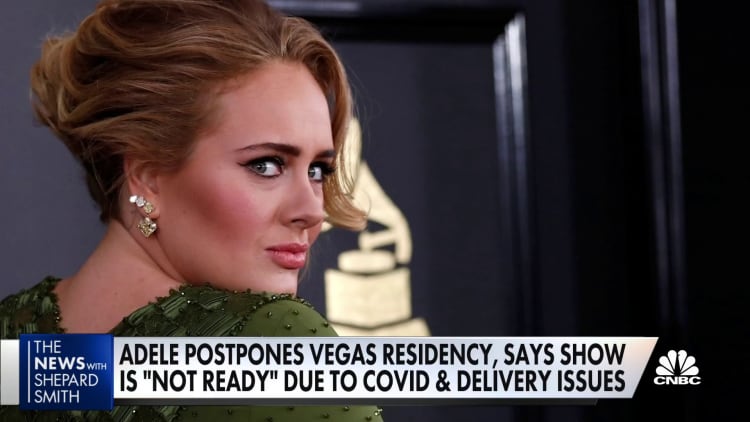 Adele postpones Las Vegas residency, citing Covid, other issues