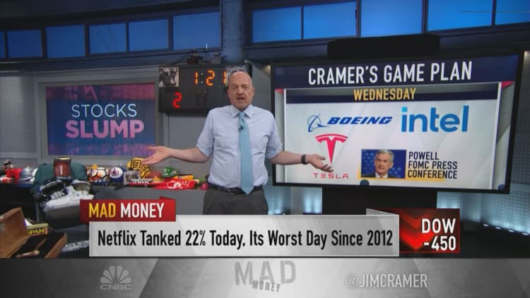 Jim Cramer looks ahead to earnings reports from McDonald's, Apple, Chevron and Caterpillar