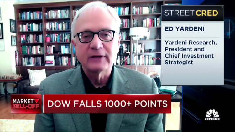 The Fed will have to be easier on the hawkish talk, says Ed Yardeni
