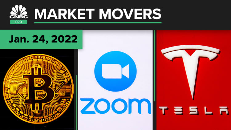 Bitcoin, Zoom, and Tesla are some of today's investments: Pro Market Movers Jan. 24