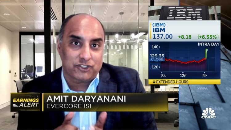 This is an impressive set of revenue numbers for IBM, says Evercore ISI's Amit Daryanani