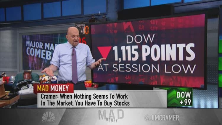 Jim Cramer discusses Monday's remarkable market comeback and the need for investment discipline