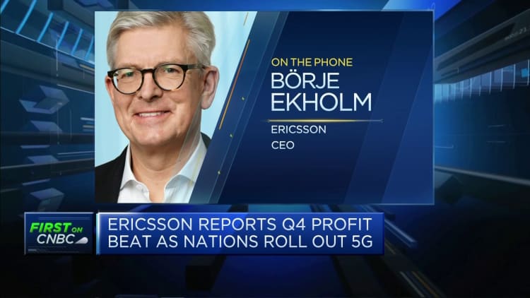 We’re still suffering in China with volumes falling, Ericsson CEO says