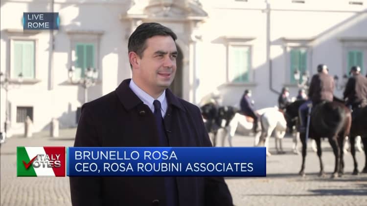 Rosa & Roubini Associates CEO: Draghi can probably make it to become Italy's next president