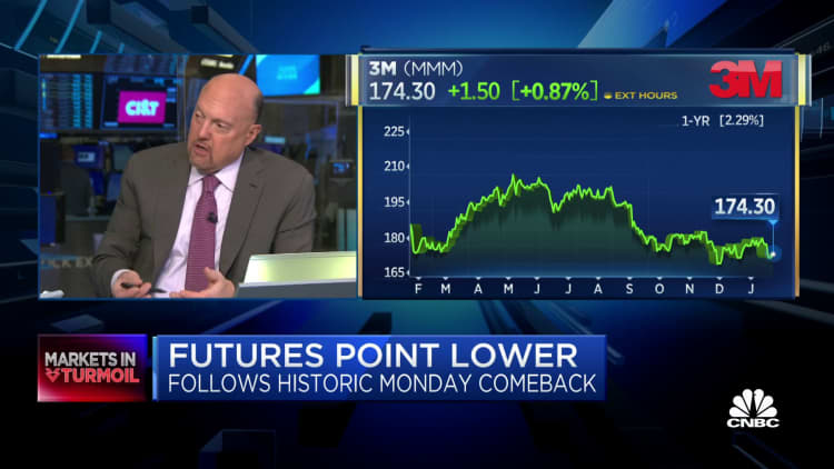 Jim Cramer reacts to earnings from Johnson & Johnson, 3M, GE and more