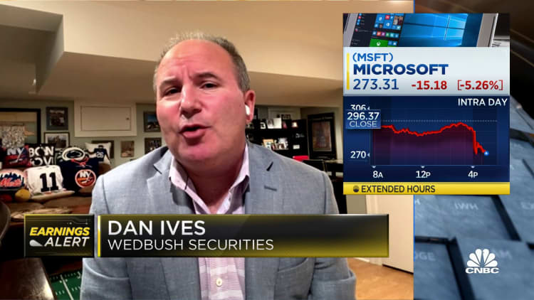 We're buyers of Microsoft, says Wedbush Securities' Dan Ives