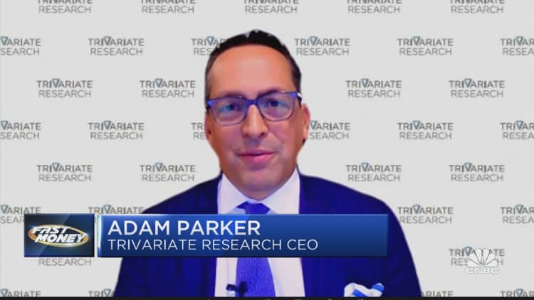 'Classic growth scare' is behind market's wild swings, Wall Street bull Adam Parker says