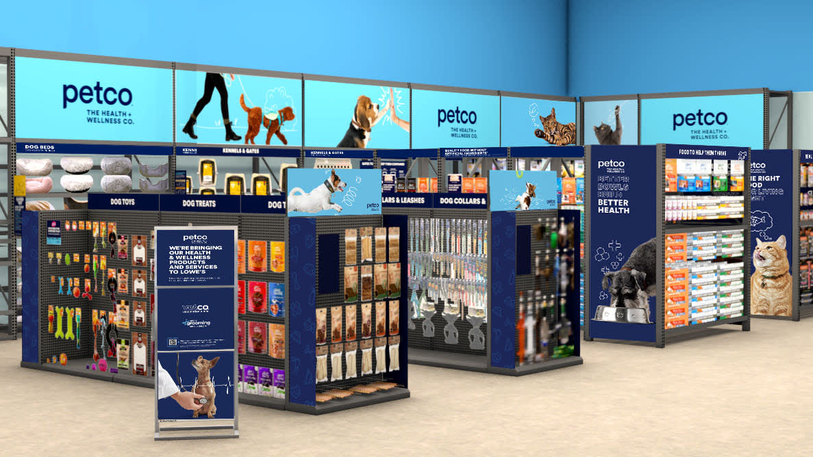 Lowe’s will open mini Petco retailers inside some outlets