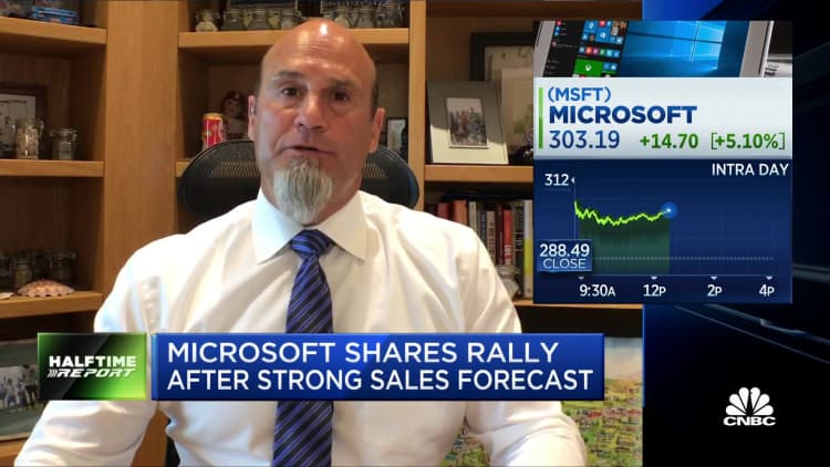 Microsoft continues to move in the right direction, says Pete Najarian