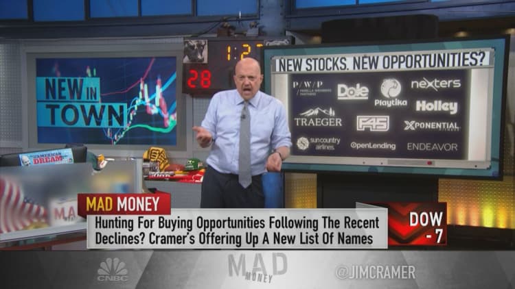 The 12 profitable, newly public stocks Jim Cramer says should be on your potential buy list