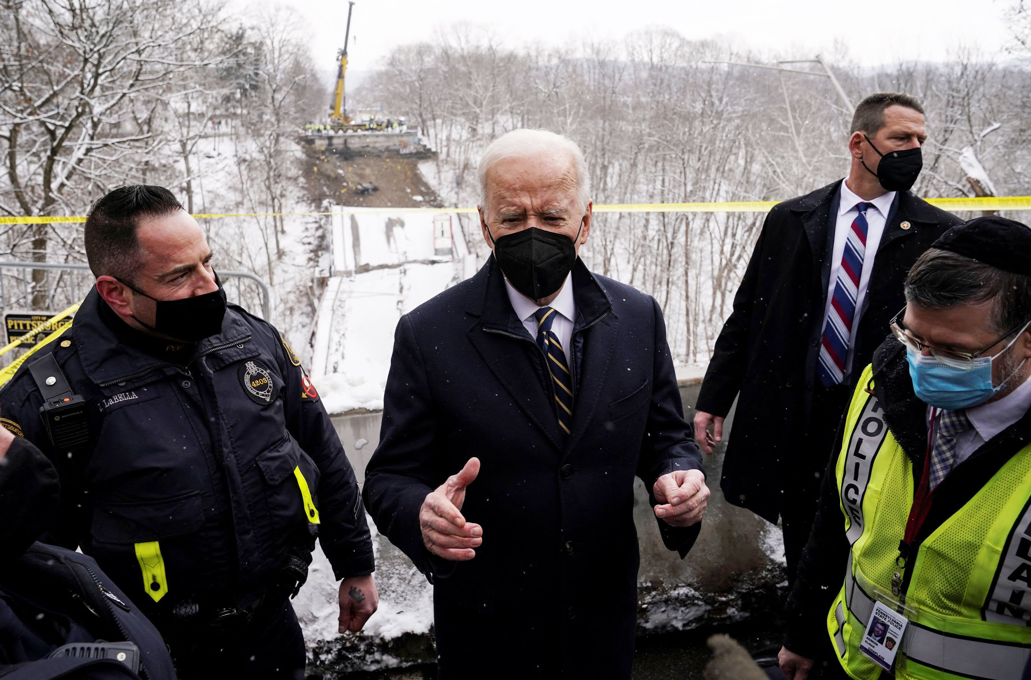 Biden says Pittsburgh bridge collapse shows how weak infrastructure 'can  threaten lives'