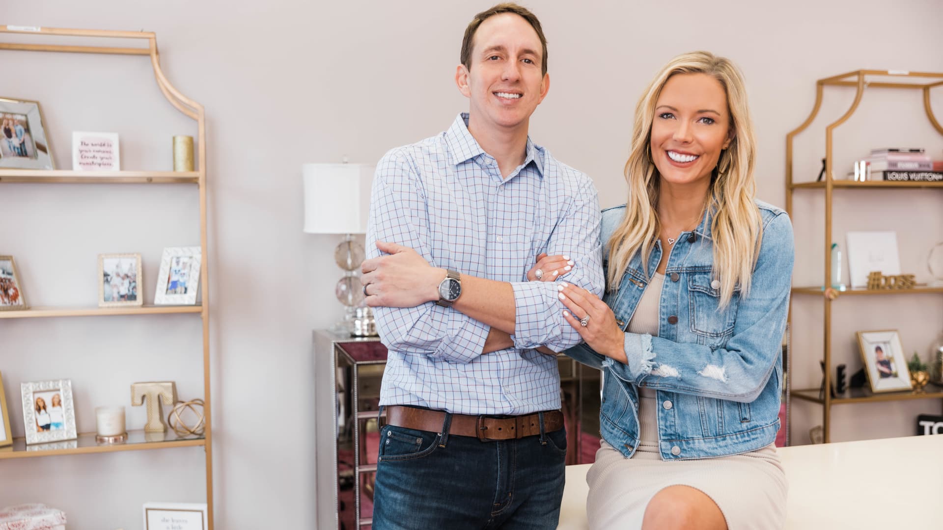 Chris and Tori Gerbig, founders of Pink Lily.