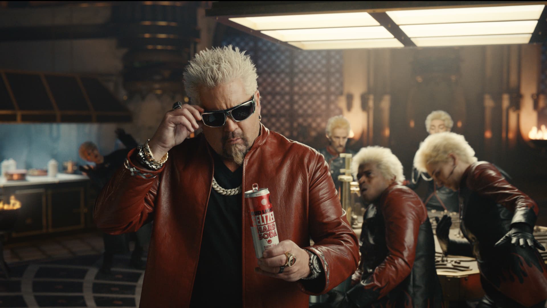 Guy Fieri in Bud Light Seltzer Hard Soda's Super Bowl commercial