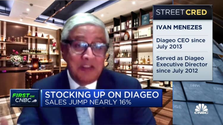 Diageo CEO discusses what's driving alcohol sales