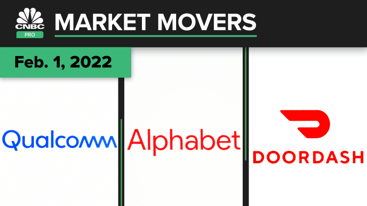 Qualcomm, Alphabet, and DoorDash are some of today's top stock picks: Pro Market Movers Feb. 1