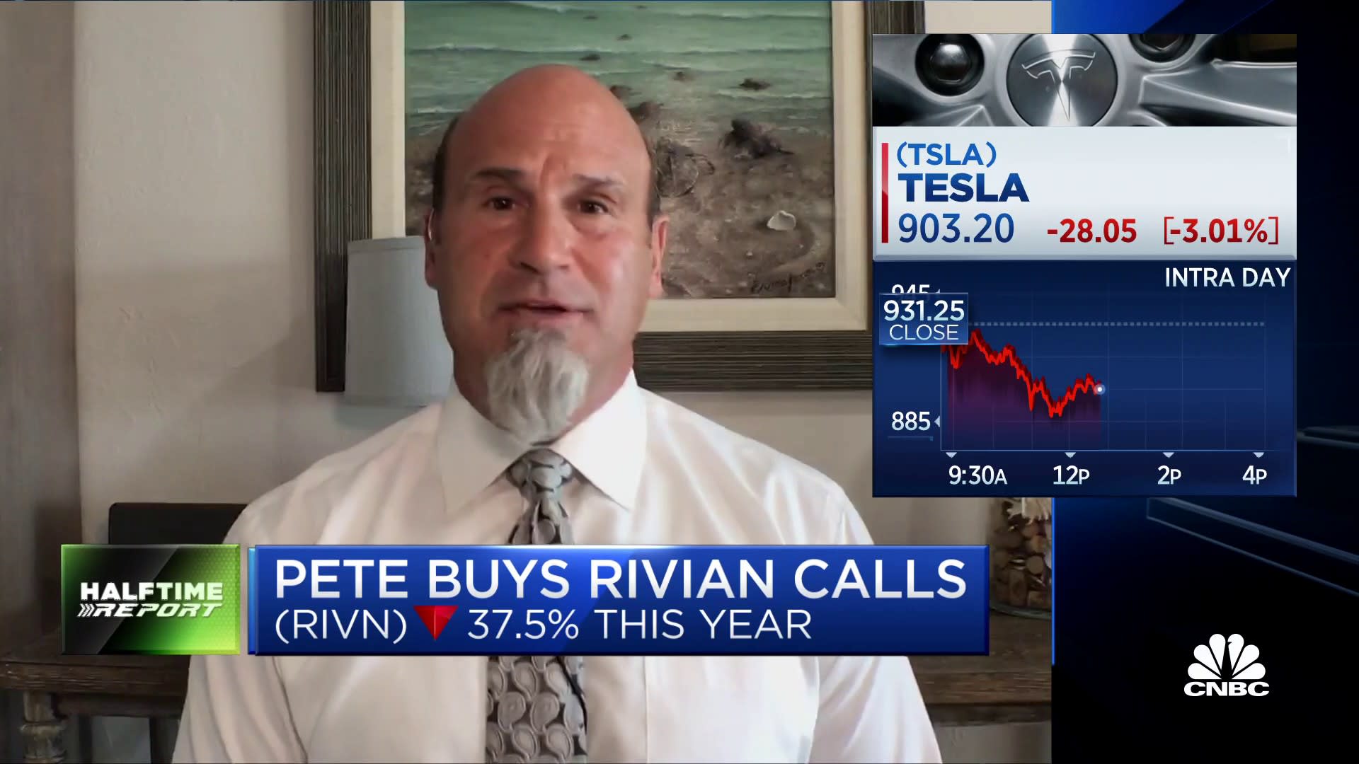Technology is where they are king: Pete Najarian regarding Tesla