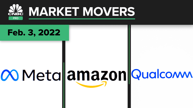 Meta, Amazon, and Qualcomm are some of today's stocks: Pro Market Movers Feb. 3