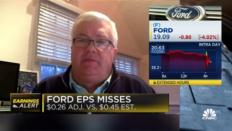 Ford is still a strong company despite its earnings miss, says Benchmark's Michael Ward