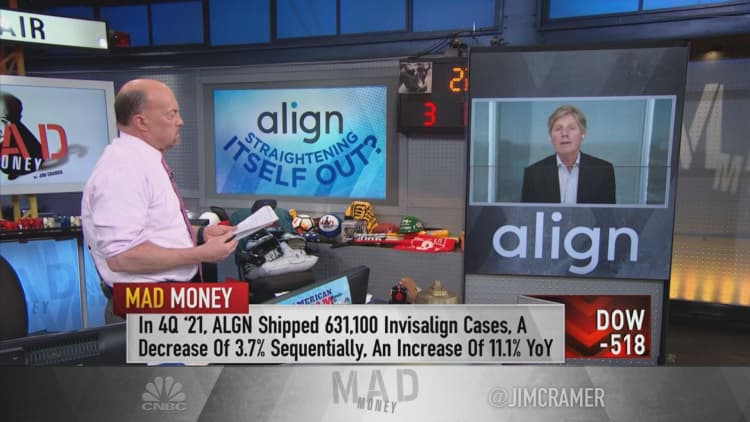Align Technology CEO expects demand to rebound as omicron variant recedes