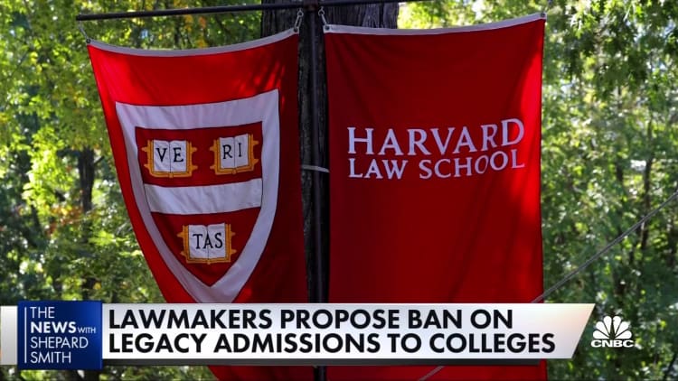 The new bill aims to end legacy admissions to colleges and universities