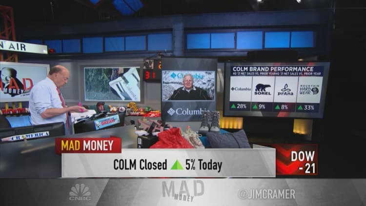 Watch Jim Cramer's full interview with Columbia Sportswear CEO Tim Boyle