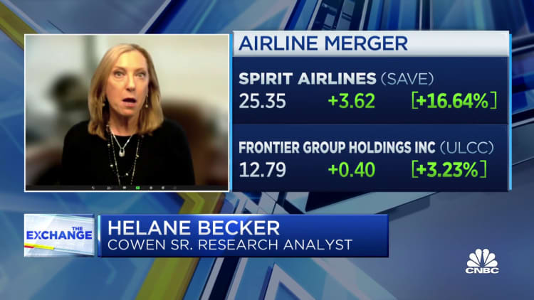 They would not be able to grow unless they merged, says Cowen analyst of Frontier-Spirit deal