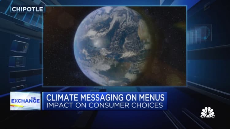 Can climate messaging on menus impact the choices consumers make?