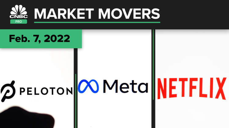 Peloton, Meta, and Netflix are some of today's stocks: Pro Market Movers Feb. 7