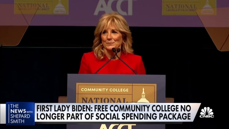 Free community college removed from spending package