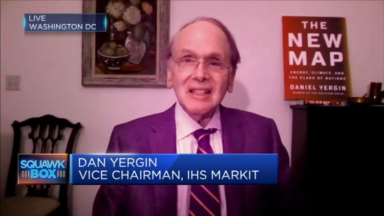 Dan Yergin says current geopolitical tensions are "a lot to load" onto oil prices