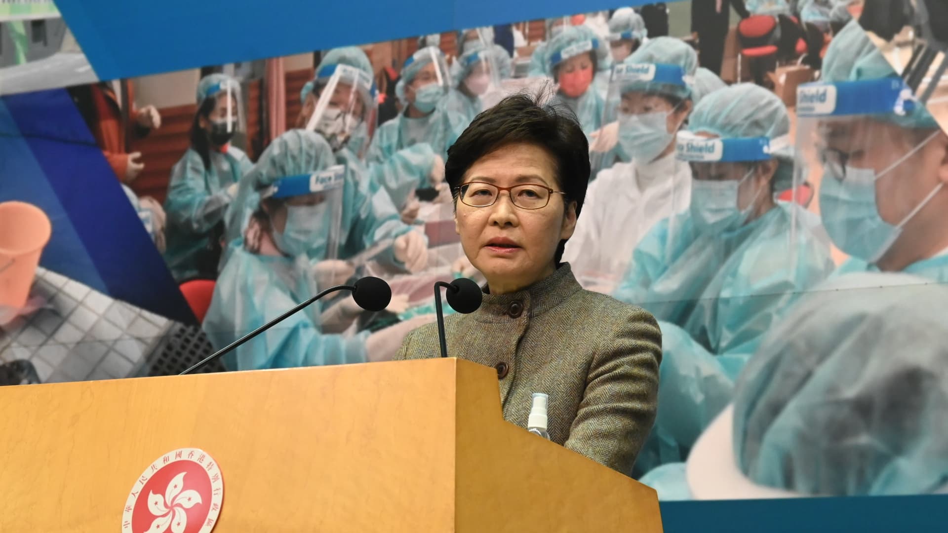 Carrie Lam says Hong Kong hasn’t become ‘just another Chinese city’