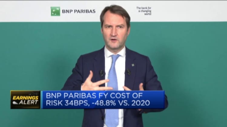 We will be there to benefit from interest rate rises, BNP Paribas CFO says