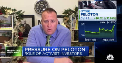 I think most of what you're seeing is a short squeeze, says Josh Brown of Peloton