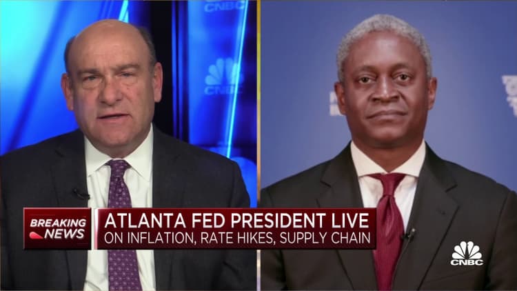 Atlanta Fed President on interest rates: Every option is on the table