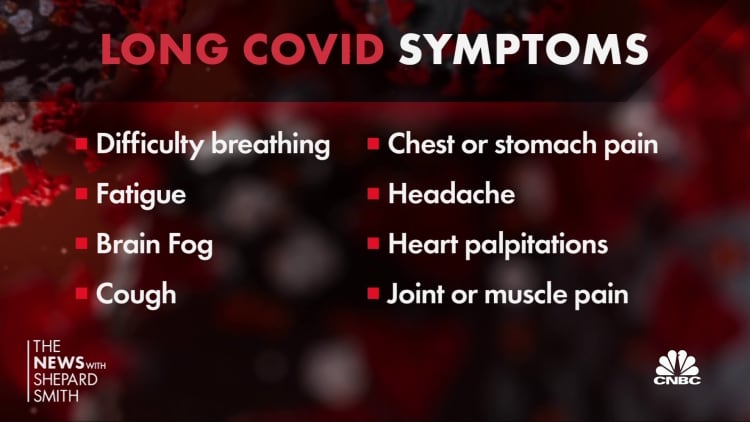 10-30% of Covid patients experience 'long Covid'