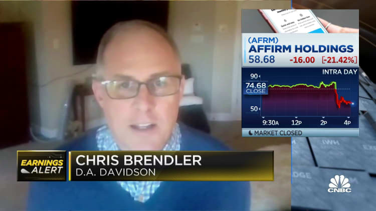 Affirm's guidance was disappointing, says D.A. Davidson's Chris Brendler