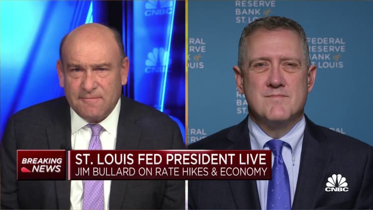 St. Louis Fed Pres. Bullard on inflation: We need to 'front-load' tightening