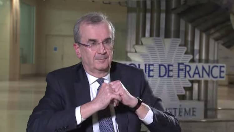 Watch CNBC's full interview with the ECB's Francois Villeroy de Galhau