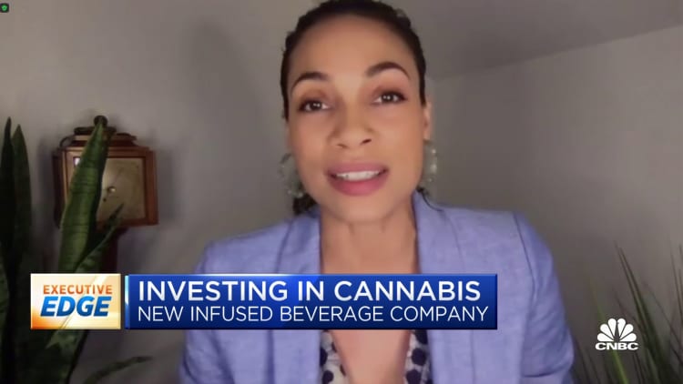 Watch CNBC's full interview with actress Rosario Dawson on the opportunities in cannabis-infused company Cann