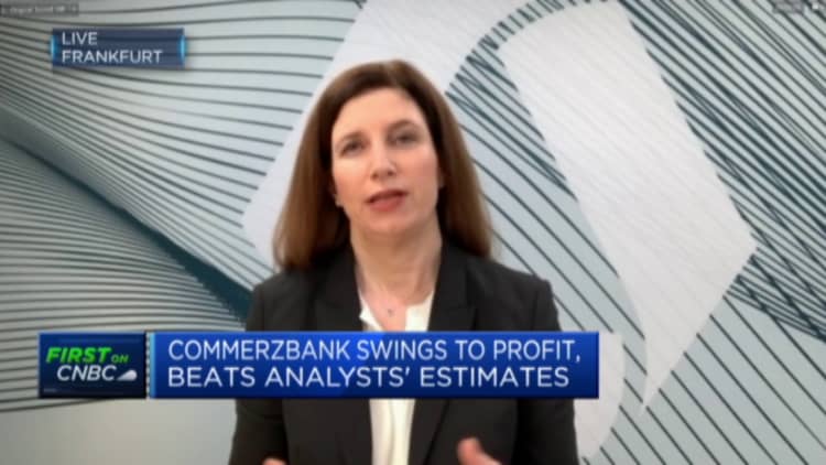 Commerzbank CFO says 'very satisfied' with better-than-expected net profit