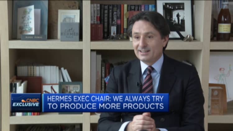 Hermes exec chair lauds best year after 185 years of operating