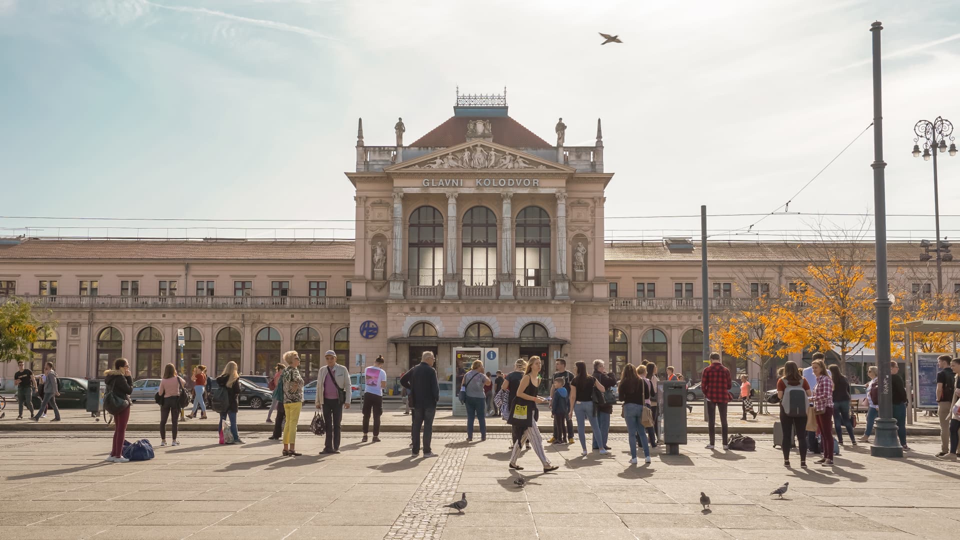 Built in the late 1800's, Glavni Kolodvor is Zagreb's main train station.