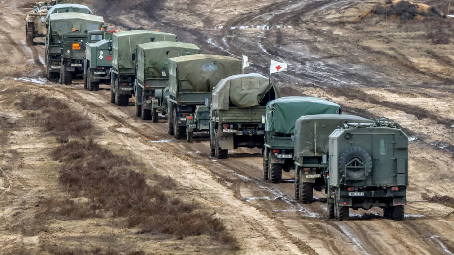 Allied Resolve 2022 joint military drills held by Belarusian and Russian troops at the Obuz-Lesnovsky training ground.
