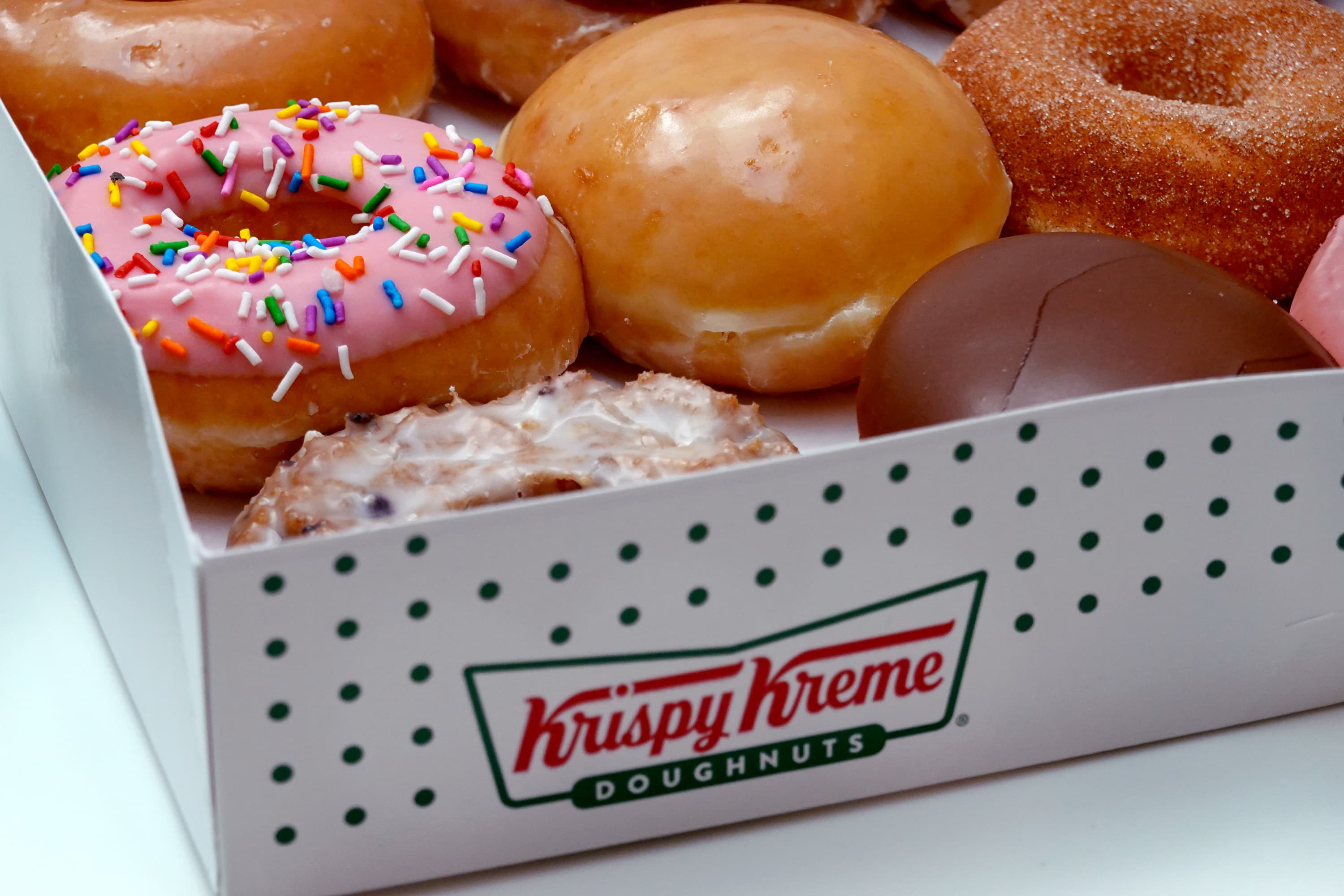Krispy Kreme's variety donuts.