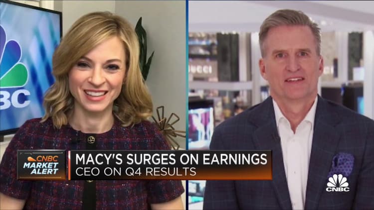 Macy's announces new $2 billion share buyback and 5% dividend hike after Q4 earnings beat